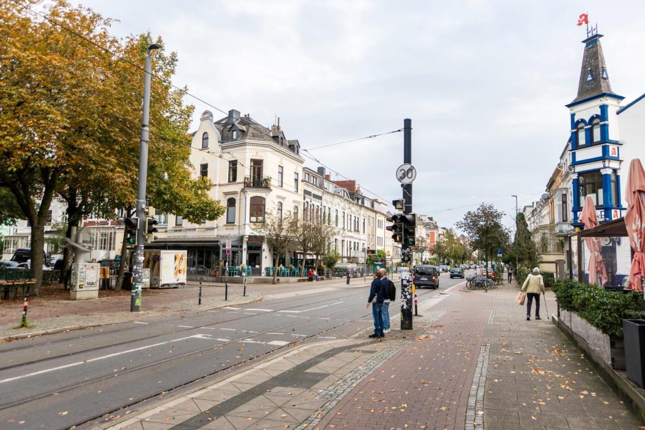 Exklusive Wohnung Am Weserdeich BRE Eksteriør billede